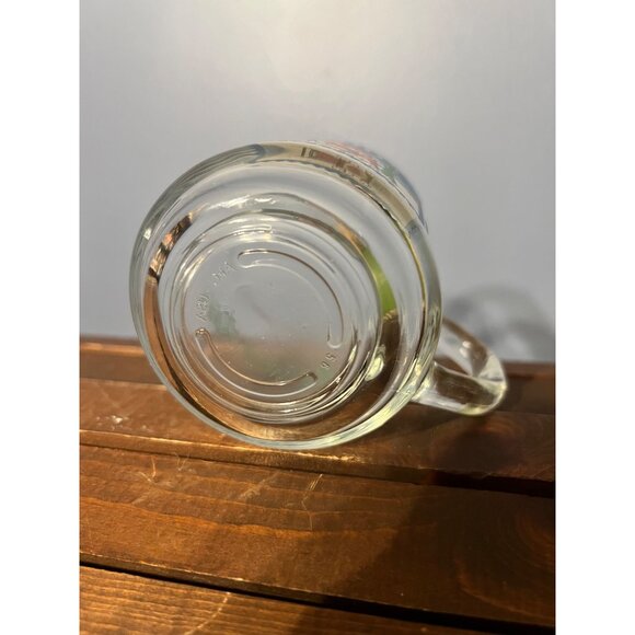 Marshall Fields 2004 Santa Bear Skiing Glass Mug‎ Christmas Drinkware Dept Store - Picture 6 of 6